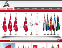 Tablet Screenshot of ankarabayrak.com